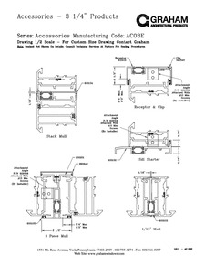 3¼” Frame Accessories | Graham Architectural Products