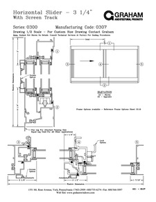 0300 Series Horizontal Sliding - Graham Architectural ProductsGraham ...