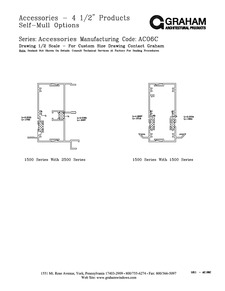 4½” Frame Accessories | Graham Architectural Products