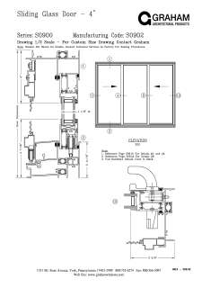 S0900 Series Xo Sliding Glass Doors Graham Architectural